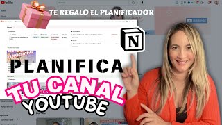 NOTION para Planificar tus VIDEOS YouTube + Plantilla GRATIS