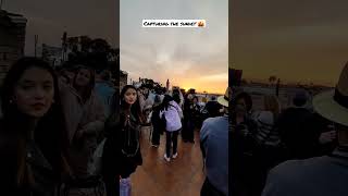 capturing the sunset @ jamaa El fna square #sunset #marrakech #morocco