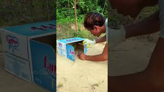 shorts Channel - Creative / Unique Bird Trap Making using Trigger #short