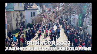 Zeitraffer: Fridinger Fasnetsumzug 2023 in 7 Minuten