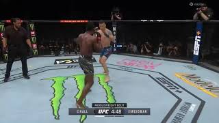 Chris Weidman  Vs Uriah Hall | UFC 261 | Leg Injured Scene