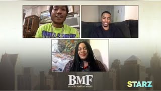 Tammy Reese interviews STARZ “BMF” Cast Demetrius “Lil Meech” Flenory Jr. & Myles Truitt