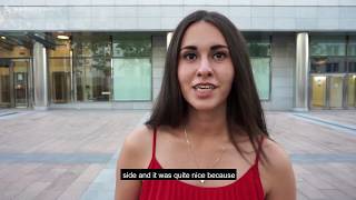 European Public Affairs student Ilaria Piovesan. Vlog 3, last vlog in Brussels