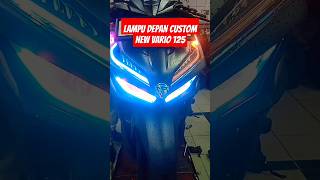 Lampu depan custom new vario 125#honda #mekanik #lampuledmotor #feed #shorts #short #vario125