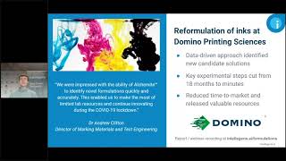 Reformulation of inks at Domino Printing Sciences