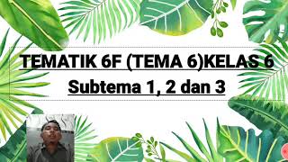 Tematik Kelas 6 |Tema 6