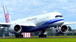 ✈China Airlines Airbus A350-900 landing @ Amsterdam Schiphol Airport