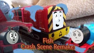 Thomas and Friends | Fish Crash Scene Remake! (Trackmaster, TOMY, and Plarail)