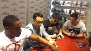 Milano 8 giugno 2013 - I Blue incontrano i fan e autografano il loro ultimo cd, "Roulette"