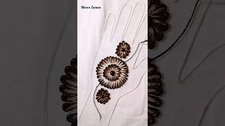 #shorts Cottonbud Trick henna design for Beginners #mehndidesigns #henna