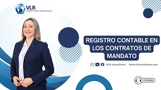 Registros contables en los contratos de mandato l Webinar 28 de agosto