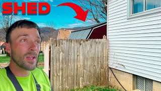 A Shed Blocked in Behind Fence:Can we Repo it?