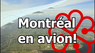 Montréal du haut des airs!