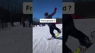 Crazy snowboarding tricks 🏂 #shorts #crazytricks #insane #levelup #snowboarding