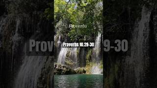 Proverbs 10.29-30