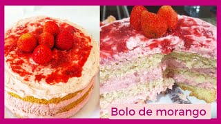 O MELHOR BOLO DE MORANGO QUE VOCÊ VAI COMER NA VIDA✨