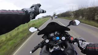 Cromer to Norwich ride onboard cbr600 with R7