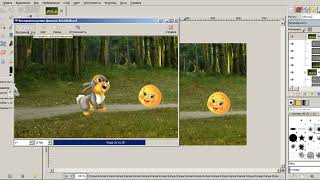 Анимация GIMP  - урок № 2 (работа с группами слоев)