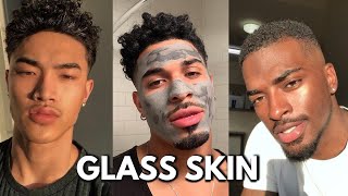 how to get STUNNING glass skin as a man (no bs skincare guide)