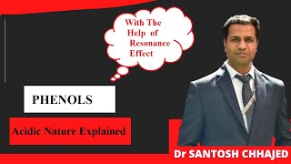 Phenols : Acidic Nature Explained / Resonance effect