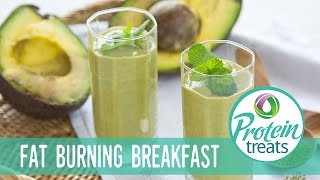 Avocado & Matcha Green Tea Smoothie Recipe - Protein Treats By Nutracelle