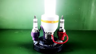 New Free Energy Generator Using By Spark Plug With Magnet 100%