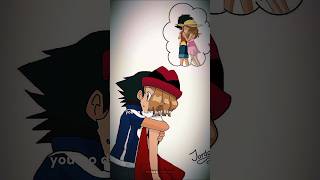 ash x serena😍||amourshipping||#shorts #short #shortsfeed #ytfeed  #viralshorts #anime #youtubeshorts