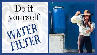 At home WATER FILTER | How to build your own