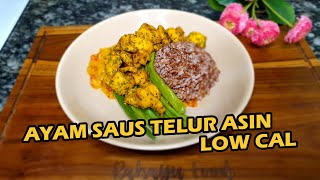 Resep Praktis Ayam Saus Telur Asin Rendah Kalori | RESEP SALTED EGG CHICKEN ALA BUNDA NCIE ❤️❗️