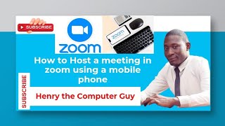 How to Host a Zoom meeting using a mobile phone