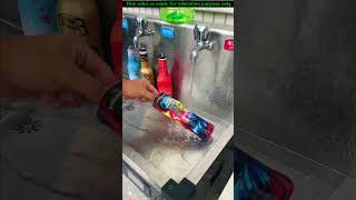 Trick To Stick Wrapper In Bottle 🤯 Wood working with art handcraft ideas | skill-art #shorts