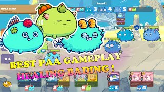 SEASON 19 PAA Axie infinity Arena Gameplay | Plant Aqua Aqua | Healing Bading Strategy ( Gameplay#1)