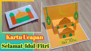 Cara membuat kartu ucapan idul fitri