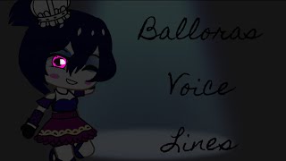 Ballora’s Voice Lines | SL | Fnaf