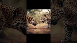 Jaguar🐆 vs Leopard 🐅who could win?                                     #wildlifebattle #viralvideo