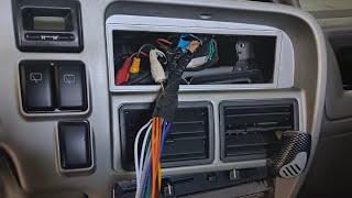 Isuzu crosswind sportivo stereo upgrade to android head unit wth apple carplay and android auto