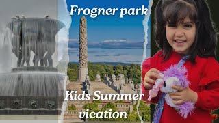 Most beautiful frogner park Oslo | beautiful summer day | life in Norway vlogs