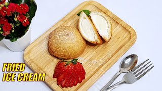 Супер легкий рецепт жареного мороженого ASMR [Subtitles] HNC Kitchen