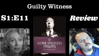 Alfred Hitchcock Presents - S1E11 - Guilty Witness REVIEW