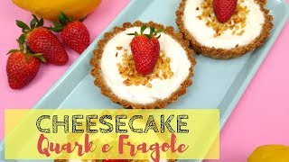 CHEESECAKE QUARK e FRAGOLE | Ricetta - SugarDany