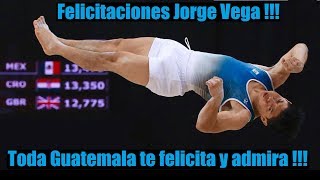 Felicitaciones Jorge Vega !!! Toda Guatemala te felicita y admira !!!