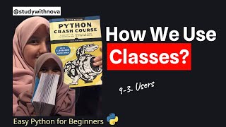 #54 Let's Code Python Crash Course | studywithnova