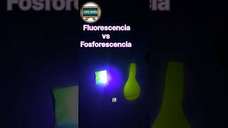 Fósforesencia vs Fluorescencia #quimica #fisica