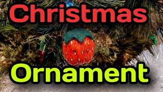 Native American Heritage-Inspired Strawberry Christmas Ornament from a Walnut {Story and Crafting}