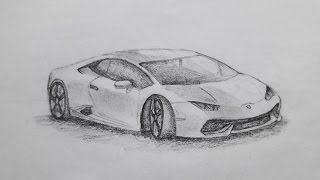 how to draw a Lamborghini Huracan