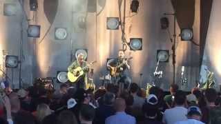 Dave Matthews Band "Bartender" live acoustic @ SPAC 5/31/14