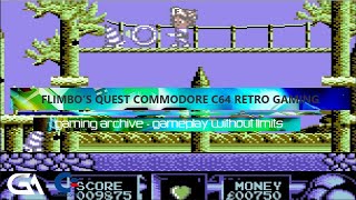 Commodore C64 Flimbo's Quest 1990 Retro Gameplay Teaser Arcade Style Retro Gaming Vintage Gameplay