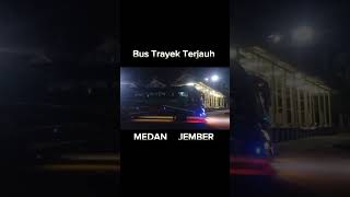 Bus Jalur Terjauh Di Indonesia #shorts #busals #alsjember #busalslovers