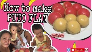 Puto Flan | Puto De Leche | How to make Puto Flan | Wheat Flour | JesAiRon