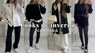 LOOKS DE INVERNO COM TÊNIS